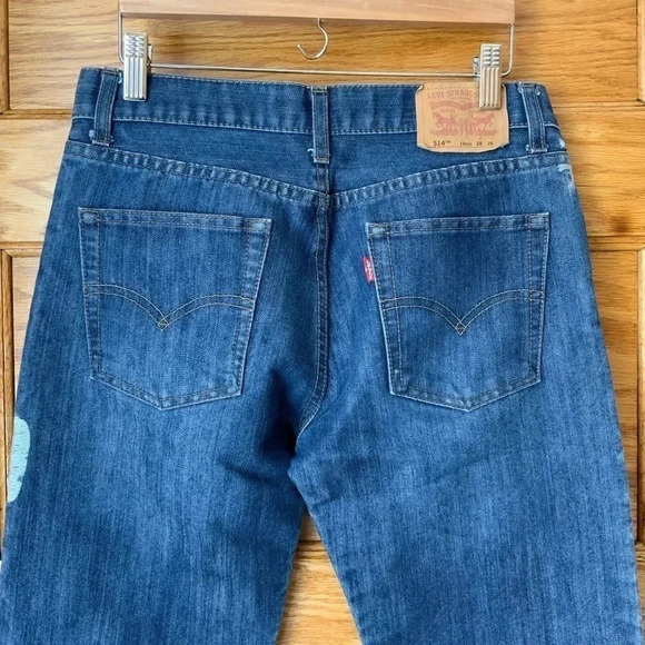 LEVI'S 514 Men’s Straight Fit Jeans Size 28 - Picture 11 of 16